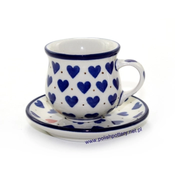 Mini beczułka espresso 0,1L + talerzyk dek. 570X